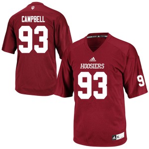 Men's IU #93 Charles Campbell Crimson Embroidery Jerseys 477722-263