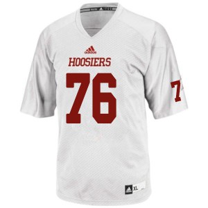 Men Indiana Hoosiers #76 Rodger Saffold White Player Jerseys 228776-515
