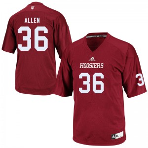 Men IU #36 Will Allen Crimson Official Jerseys 803739-764