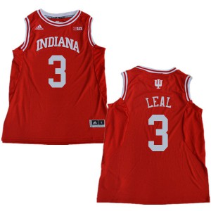 Men's Indiana #3 Anthony Leal Red NCAA Jersey 722735-299