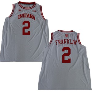 Men's Indiana Hoosiers #2 Armaan Franklin White College Jerseys 258373-173