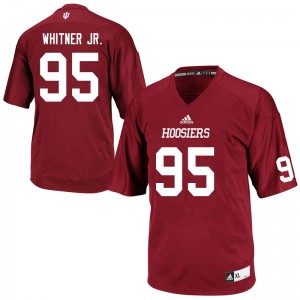 Men Indiana University #95 Antoine Whitner Jr. Crimson Stitched Jerseys 787827-967