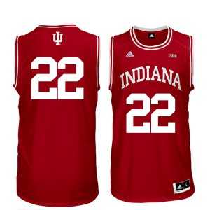 Men IU #22 Clifton Moore Red Stitched Jersey 541881-398