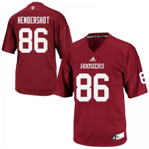 Men's Indiana #86 Peyton Hendershot Crimson Stitched Jerseys 891242-666