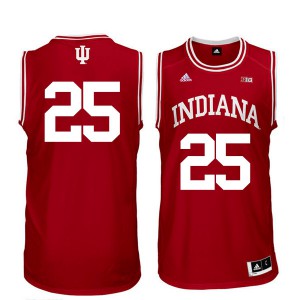 Men Indiana #25 Race Thompson Red Embroidery Jerseys 561655-625