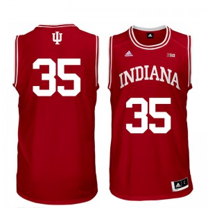 Men Indiana University #35 Tim Priller Red NCAA Jersey 664603-570