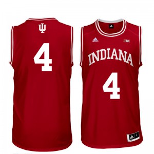 Men's Indiana Hoosiers #4 Victor Oladipo Red Stitched Jerseys 624323-470