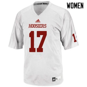 Women Hoosiers #17 Justin Berry White Player Jerseys 367020-689