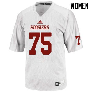 Women's IU #75 Tommy Greene White College Jerseys 484995-387