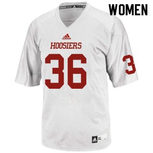Womens Indiana Hoosiers #36 Will Allen White Stitched Jerseys 793995-877