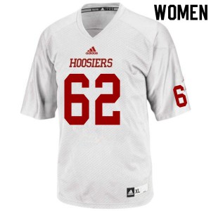 Women Indiana Hoosiers #62 Cameron Knight White High School Jerseys 524329-286