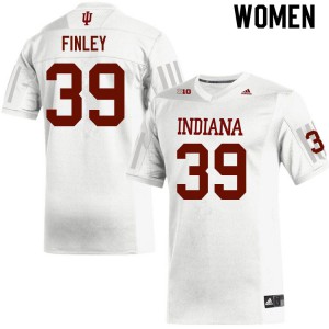 Womens IU #39 Patrick Finley White Embroidery Jerseys 441545-335