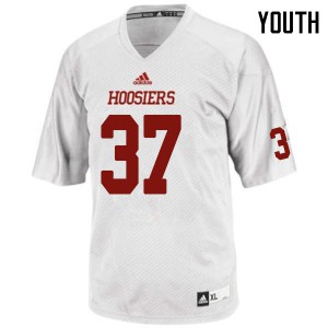Youth Indiana Hoosiers #37 Ahrod Lloyd White College Jerseys 690151-409
