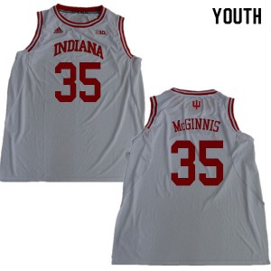 Youth Indiana Hoosiers #35 George McGinnis White University Jersey 589032-988