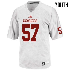 Youth Indiana #57 Harry Crider White Player Jersey 379272-838