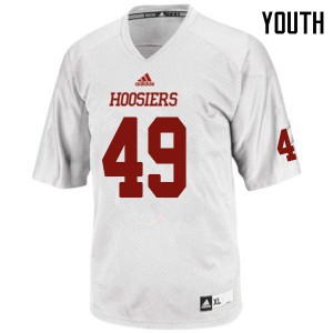 Youth IU #49 Madison Norris White Official Jersey 767166-329