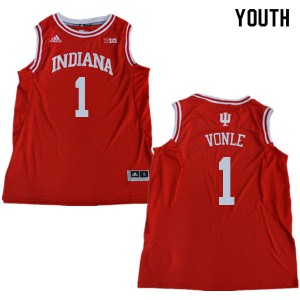 Youth Indiana Hoosiers #1 Noah Vonle Red Alumni Jerseys 212582-941