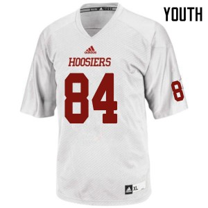 Youth Indiana #84 TJ Ivy White Player Jersey 310211-518