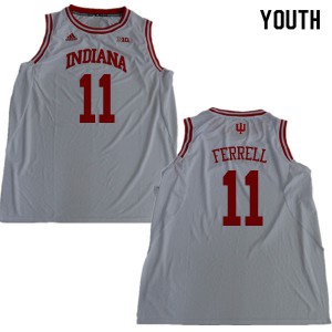 Youth IU #11 Yogi Ferrell White Player Jersey 688301-580