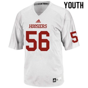 Youth Hoosiers #56 Mike Katic White High School Jersey 475184-727