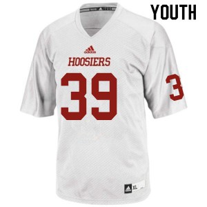 Youth Indiana Hoosiers #39 Ryan Barnes White Stitched Jersey 725622-885