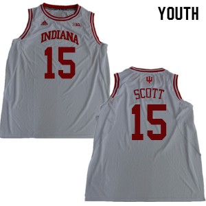 Youth Indiana University #15 Sebastien Scott White NCAA Jerseys 938488-238