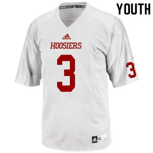Youth Indiana Hoosiers #3 Tiawan Mullen White Player Jerseys 745355-845