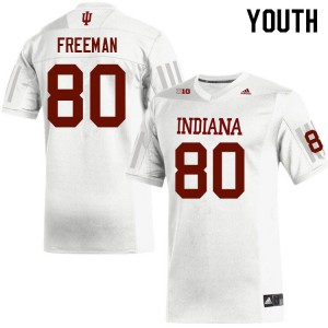 Youth IU #80 Chris Freeman White Official Jersey 694733-213