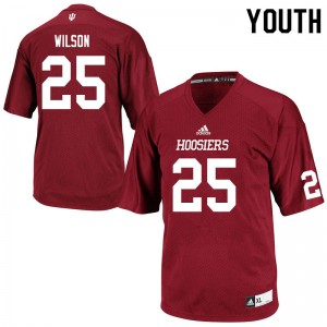 Youth Indiana #25 Cam Wilson Crimson Official Jerseys 983355-314