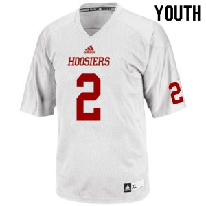 Youth Indiana #2 Jacolby Hewitt White Alumni Jersey 296849-720