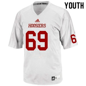 Youth Indiana Hoosiers #69 Peter Schulz White University Jersey 111113-277